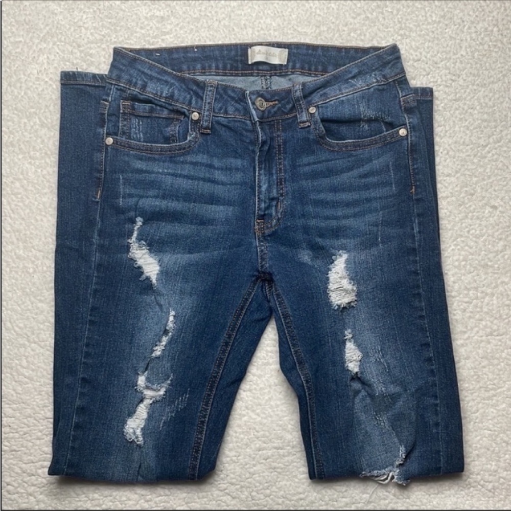 Altar’d State Jeans Distressed Ripped In Style Size 24 In style - Picture 5 of 14